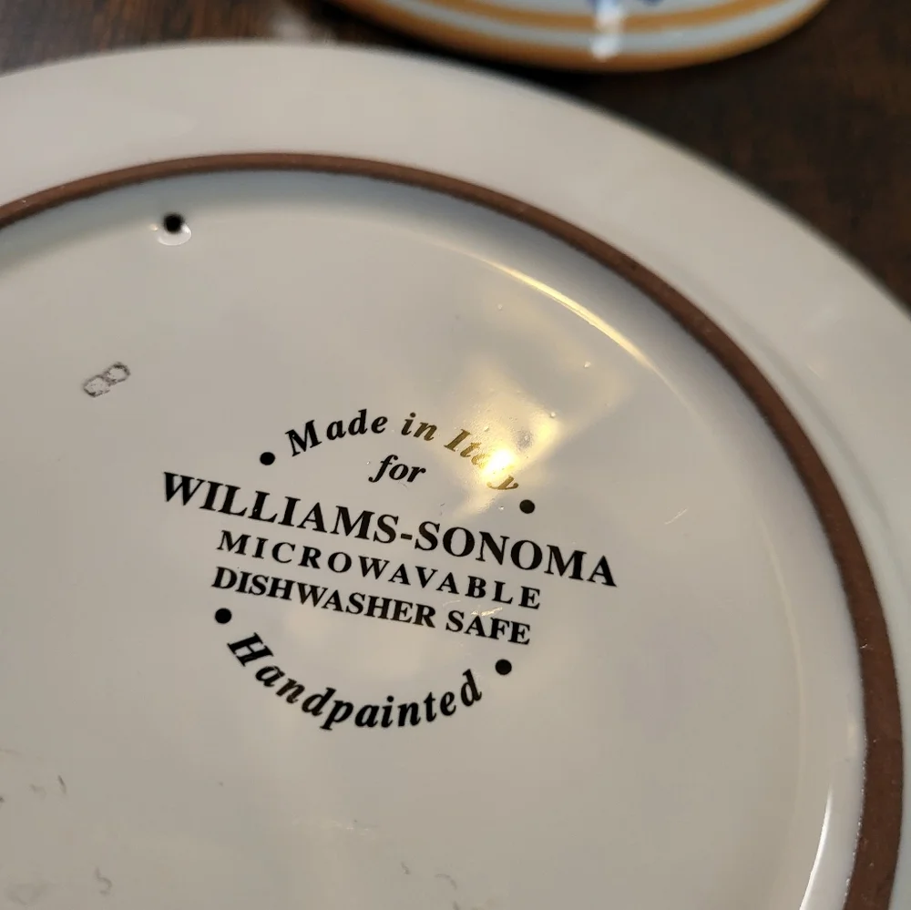 Williams Sonoma Marisol Colorful Tea And Coffe cup and Saucer Set